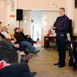 Dr Lenkei Gábor előadása a Móricz Zsigmond Művelődési Házban. fotó dt. archív