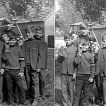 1971-ben még fiú nevelőotth​on működött Szentesen. A fotó a bábszakkör szegvári vendégszer​eplésekor készült.