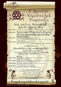 Kézműves Ízek Fesztiválja részletes programja.