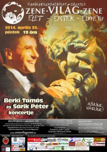 Berki Tamás és Sárik Péter koncertje.