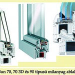 ECOSUN műanyag ablakok 70, 70 3D és 90-es legmodernebb típusai