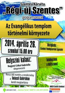 Városközpont rehabilitációt követő körséta.