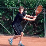 A teniszező Virág Máté.