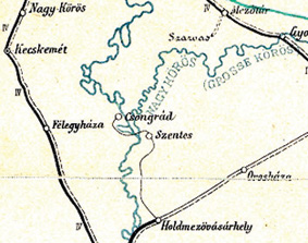Térkép illusztráció a hálózat kiépítéséről.