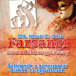 Farsang a Hangversenyközpontban.