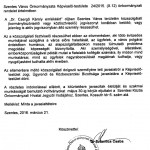 Csergő Károly díj felhívás. 