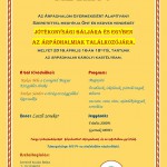 Jótékonysági bál Árpádhalmon.