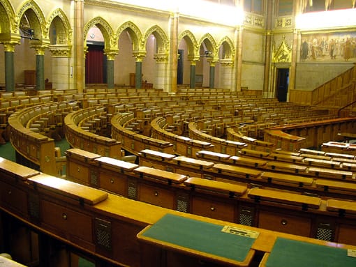 Ülésterem részlet