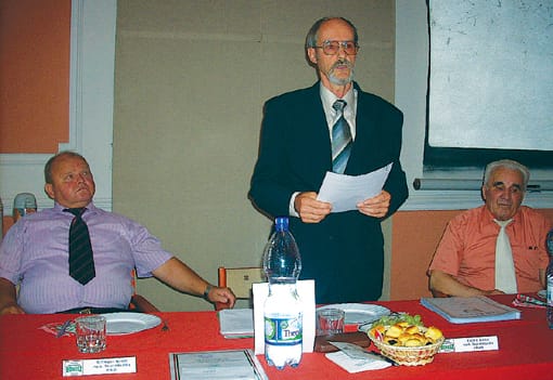 Vajda István elnök-ismertetője