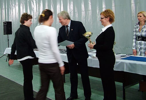 Díjátadó Szűcs Lajos alpolgármester