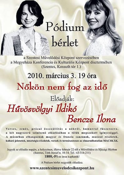 Nőkön nem fog az idő.