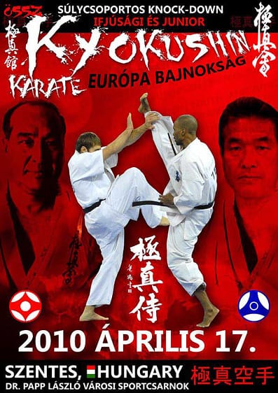 Kyokushin Európa Bajnokság árpilis 17-én