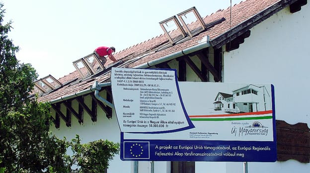 A községi Gondozási Központ tetőterének átalakítása
