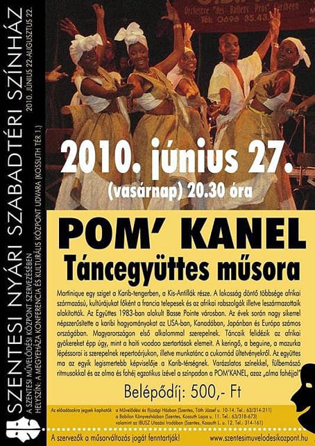 Pom' Kanel Táncegyüttes műsora