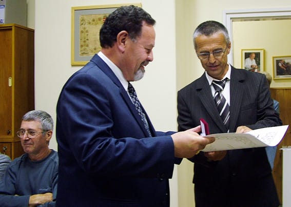 Bőhm Sándor Aranykoszorús mester kitüntető cimet kapott