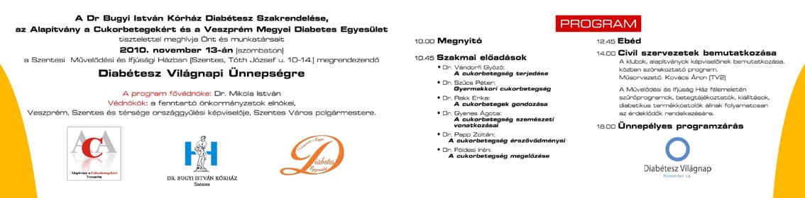 Diabétesz-meghívó.