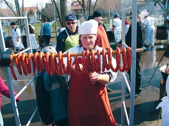 Kolbászfolyam a tavalyi rendezvényen