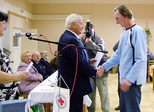 Sokszoros véradók elismerése Szentesen minden év novemberében.