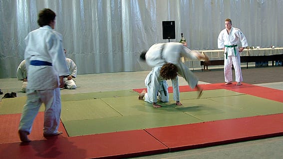 A Pollák DSE judo bemutatója Fk Bozsoki Imre