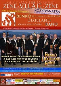 A koncert plakátja.