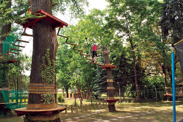 A kalandpark részlete