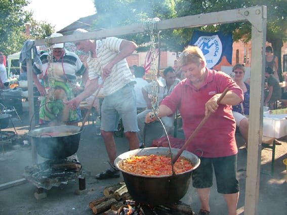 Jártass Sándorné a Lecsófesztiválon