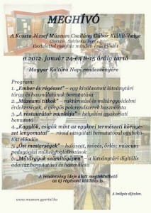 Látványtár múzeumi ünnepi programok. Nagyítsa ki!