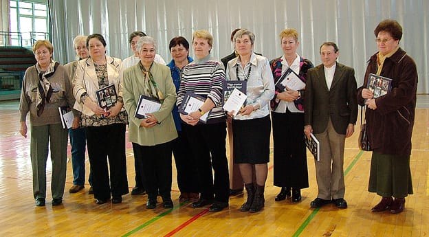 A Fáklya egykori kézilabdázói.