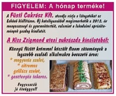 A Füsti Cukrász Kft. a kiállításon.