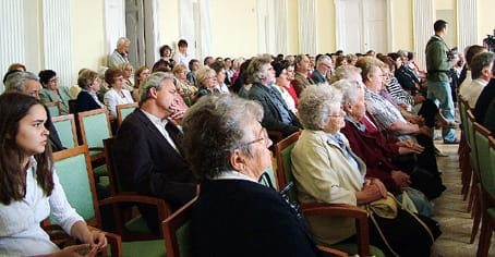 Pillanatfelvétel a pedagógus ünnepségről.