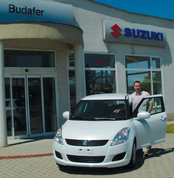 Zsigó Dániel egy új típusú Suzuki Swift-et ajánl az útra.