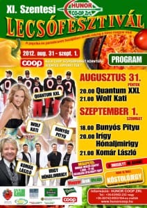 Lecsófesztivál 2012-program.