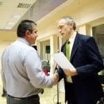 Köszönet oklevél Bányai Zsoltnak. Archív fotó dt. 
