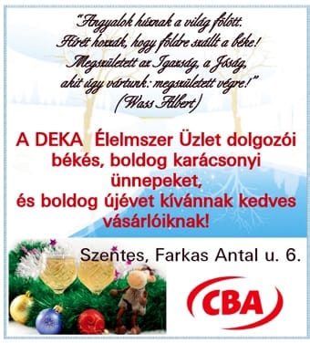 A Deka Élelmiszer Üzlet jókívánsága