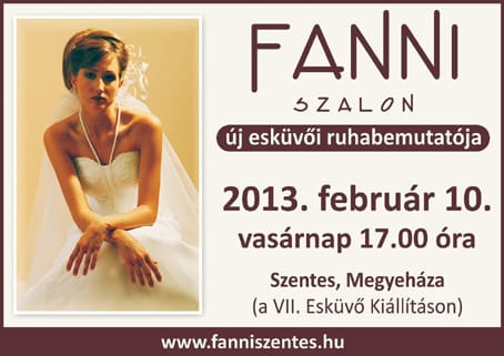 A Fanni szalon az esküvő kiállításon