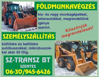 Földmunkavégzés Szentesen.