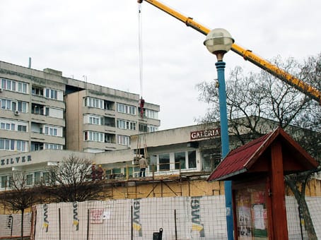 A Kossuth tér 5. munkálatai.