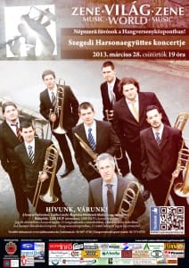 A Szegedi Harsonaegyüttes koncertje.