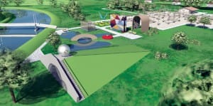 Sok-sok zöldövezet, különleges játékok a kalandparkban.