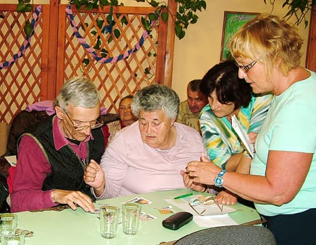 Füredi Zsuzsi segített a vetélkedő levezetésében