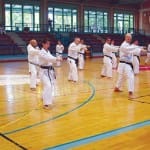 Edzés a japán nagymesterrel.