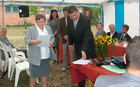 40 éves jubileumi jutalom Bálint Imrénének.