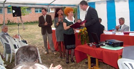 Bíró Piroska elismerése.