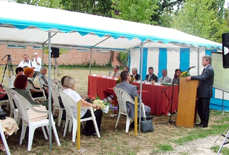 Dr. Mészáros János köszöntője.