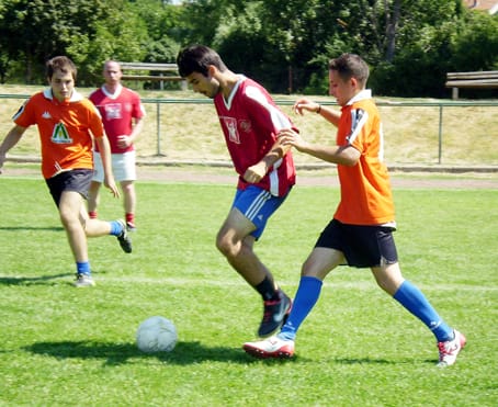 Remek szereléssel megszerezzük a labdát.