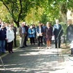 Kovácsné Gila Erzsébet az előző elnök köszönti a megjelenteket.