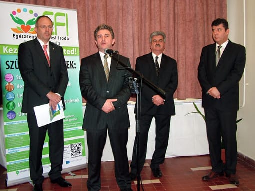 Mészáros János, a GYEMSZI Dél-alföldi ter. igazgatója az egészségtudatosság értékét hangsúlyozta.
