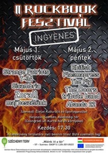 Flyer II. Rockbook Fesztivál.