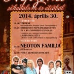 Népzenei sokadalom 2014 program.