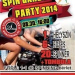 Spin Garden Party meghívás.